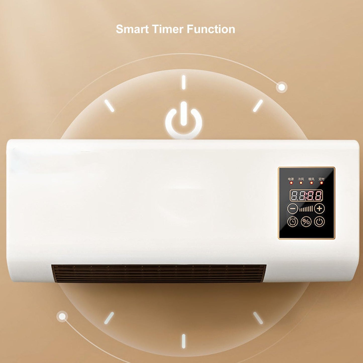 🔥Calefactor Eléctrico de Pared 2 en 1 | Aire Caliente + Aire Frío🔥